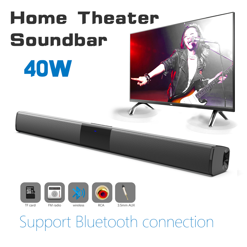 Home Bar And Theater - 40W Speaker Soundbar 5.0 Bluetooth Nirkabel