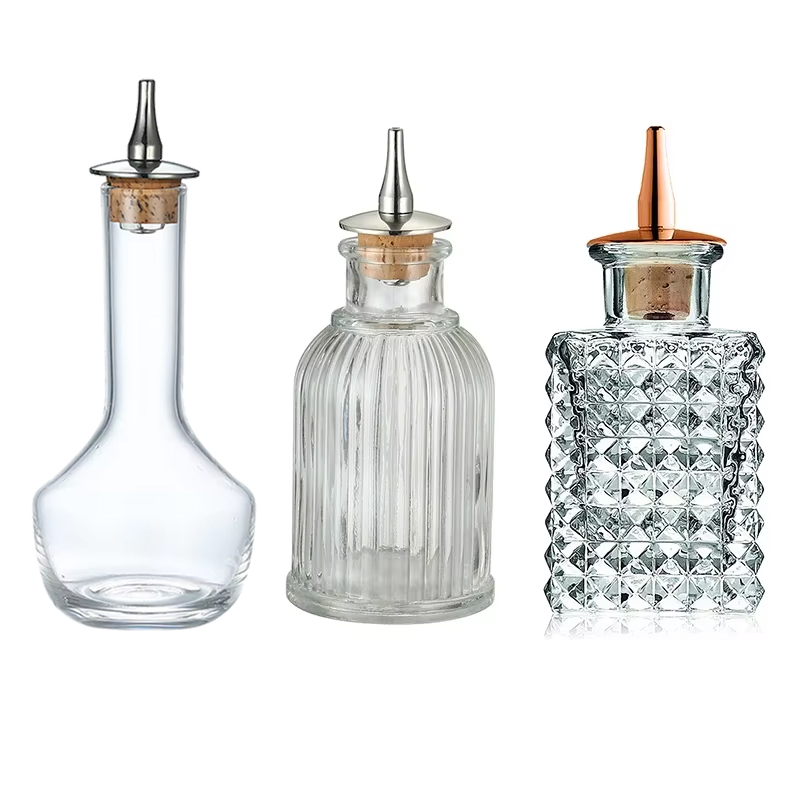 Bitters Bottle Set - Botol Bitters-Botol Kaca Antik, Botol Dekoratif