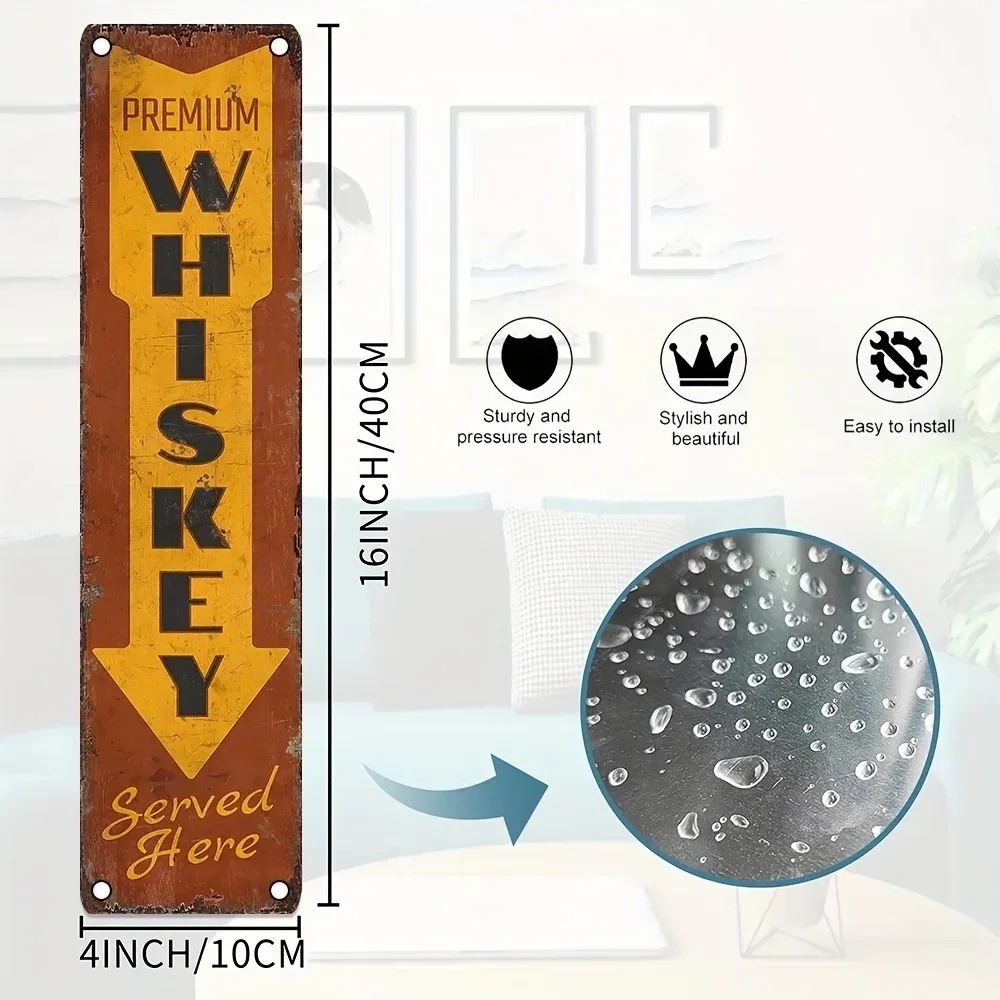 CIFbuy Plakat Bar Whiskey Vint - Home Bar Cafe ulasan dan harga