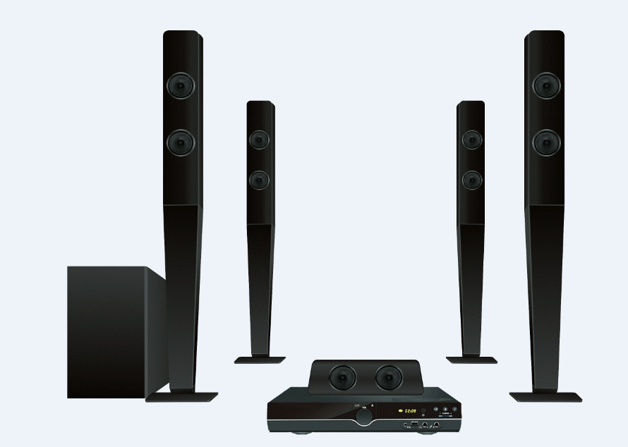 Speaker Home Theater 5.1ch Ter - Home Bar And Theater ulasan dan harga