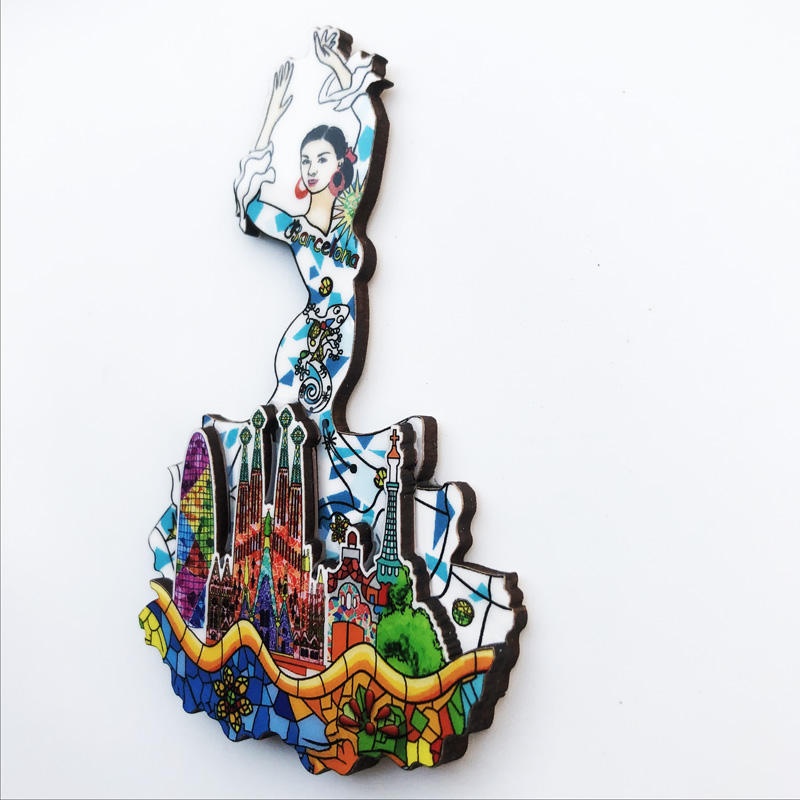 Barcelona Flamenco stiker magn - Home Barcelona ulasan dan harga