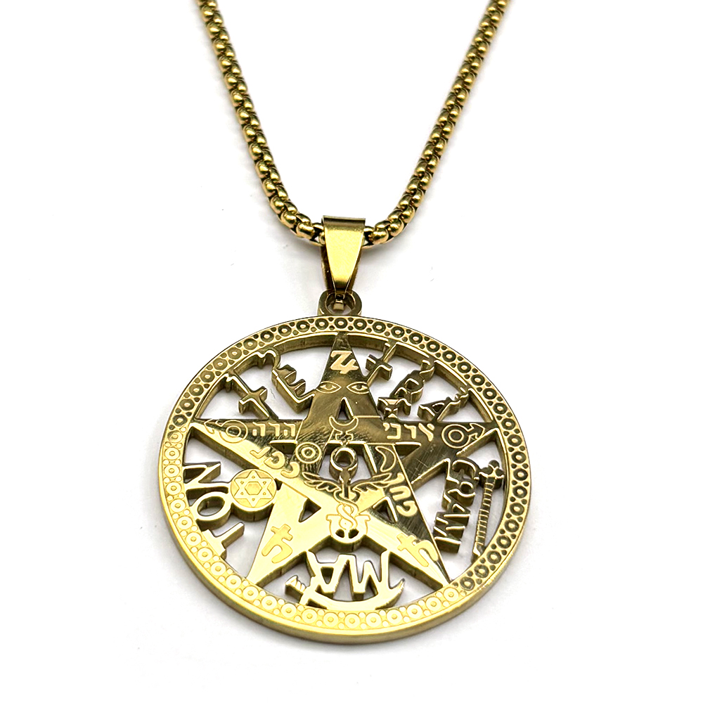 Kalung Liontin Tetragrammaton  - Bar Cart Gold ulasan dan harga