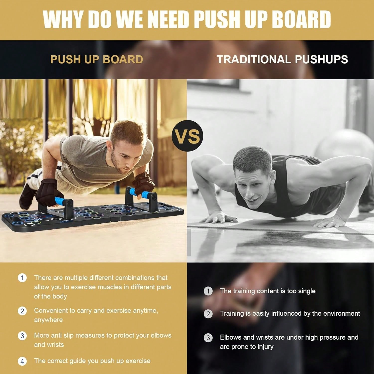 Set Papan Push-Up Lipat Multif - Home Bar Setup Kit ulasan dan harga