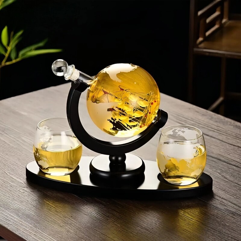 Set Dekanter Anggur Globe Deko - Home Bar Stand ulasan dan harga
