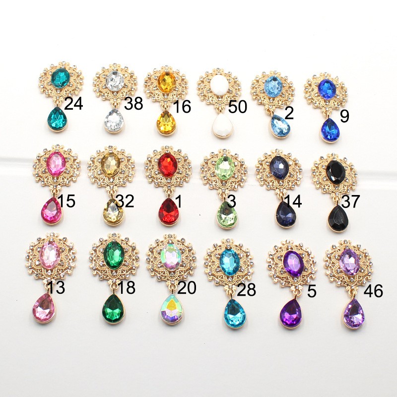 Shiny 25*45MM 10 buah kristal  - Cocktail Recipe Book ulasan dan harga
